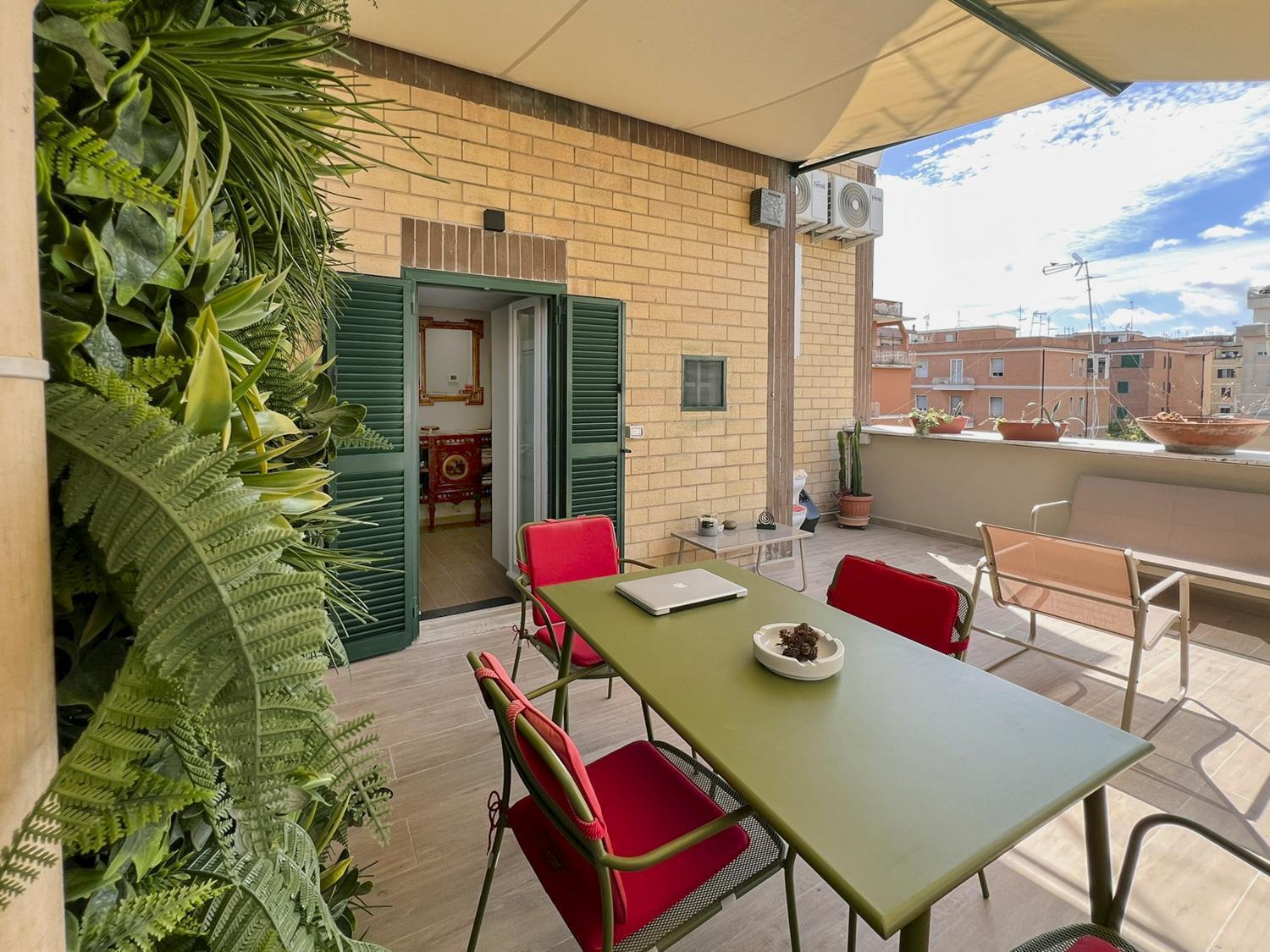 Appartement Attico Urbano Terrazza Su Roma Metro A Cornelia Extérieur photo