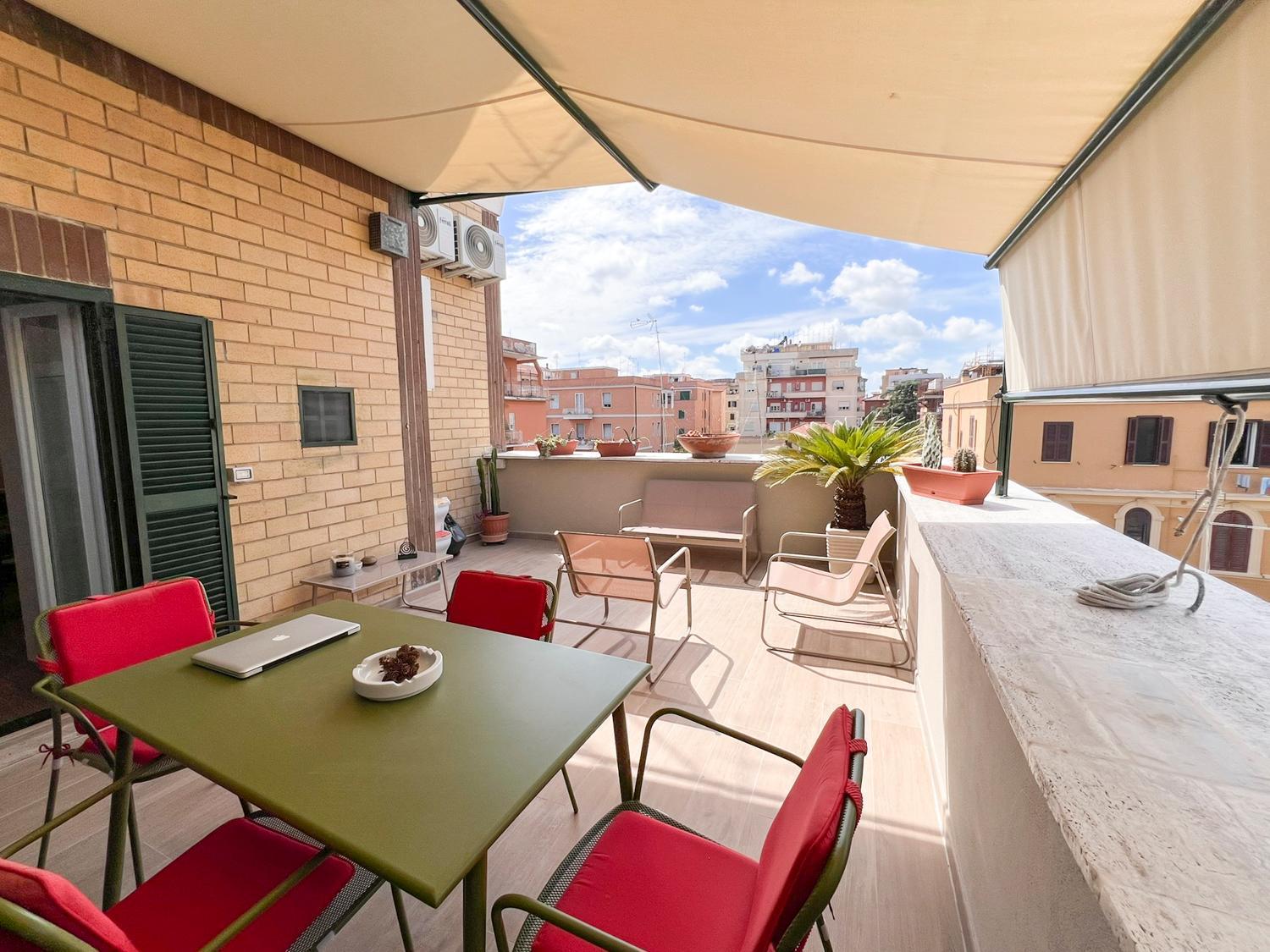 Appartement Attico Urbano Terrazza Su Roma Metro A Cornelia Extérieur photo