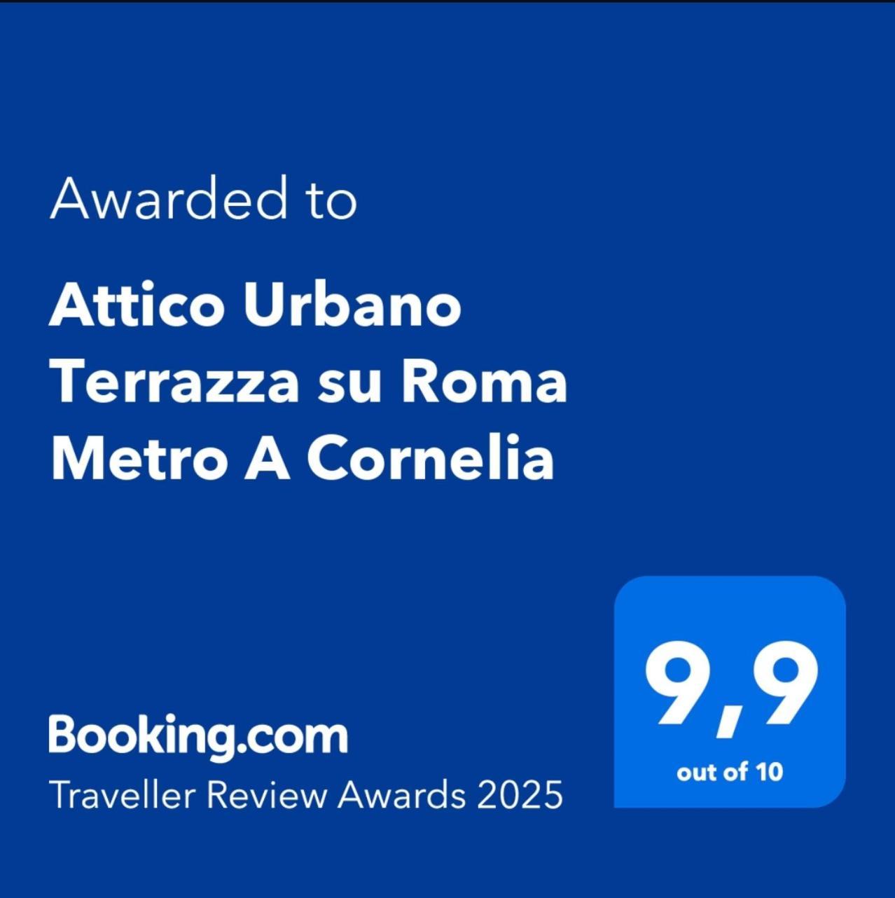 Appartement Attico Urbano Terrazza Su Roma Metro A Cornelia Extérieur photo